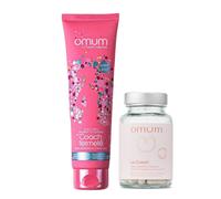 OMUM - Duo In&Out Minceur & Fermeté - 1 soin crème galbant biologique Le Coach Fermeté et son complément alimentaire Le Coach - Tonifie la silhouette des femmes enceintes