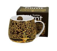 Duo Kaffeebecher Klimt Tree Of life aus Porzellan, Becher, teetasse, Kaffeetasse mit henkel 430 ml