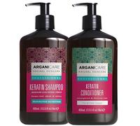 Duo Keratin - ARGANICARE - Tous Types de Cheveux - 400ml - Régénère - Revitalise