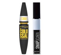 Duo Mascaras Best-Sellers - Colossal 36H 01 Noir + Snapscara 01 Black