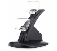 Duo Micro Port Dock De Chargeur Pour Ps4 Joystick-Noir
