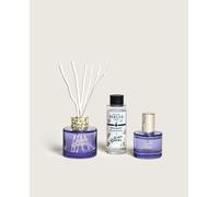 Maison Berger Duo Mini Bouquet & Spray d'Intérieur, Verre Laqué, 90ml & 50ml, Durée de Diffusion 3 semaines, 450 a 550 pulvérisations (Lolita Lempicka Parme)