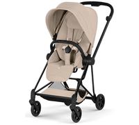 Duo MIOS 2026 Poussette citadine avec nacelle pliable et Châssis Matt Black Cozy Beige