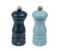 Clermont Duo De Moulins À Poivre Et À Sel Bleu Nuit & Bleu Azur 13 Cm