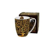 Duo Mug classique Klimt Tree of Life Brown - 0,36 l