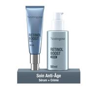 Duo Neutrogena - Crème Anti-Âge Retinol Boost (Flacon-Pompe De 50 Ml) + Sérum Anti-Âge Retinol Boost (Flacon-Pompe De 30 Ml)