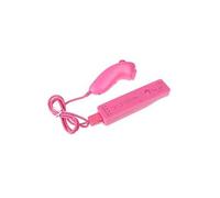 Duo Pack Manette et Joystick pour Nintendo Wii / Wii U Rose