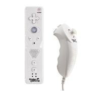 Duo Pack Wiimote Motion Plus Intégré & Nunchuck Pack Compatible Consoles Nintendo Wii/Wii U Blanc