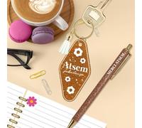 Duo Paillettes Porte-cles Motel et Stylo Atsem Fabuleuse