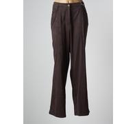 duo pantalons femme de couleur marron