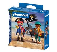 Duo pirates avec drapeau