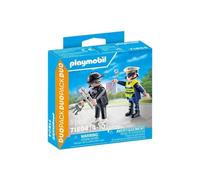 DUO POLICIER ET BANDIT + ACCS PLAYMOBIL PLL71804