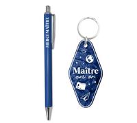 Duo Porte-cles Motel et Stylo Maitre