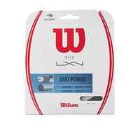 Wilson Duo (ALU 125 & NXT Power 16) Strings Adulte Unisexe, Natural & Silver
