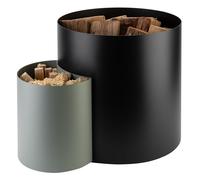 Duo Range-bûches + rangement Dixneuf Jumo pour bûches de 30 à 40 cm
