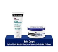 Duo Réconfort Peaux Sèches - Crème Pieds Nutrition Intense 100 Ml & Baume Confort Multi-Usages 300 Ml Neutrogena