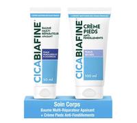 Duo Réparation Intense - Biafine - Cicabiafine - Baume 50 Ml - Crème Pieds 100 Ml - Peaux Sensibles