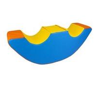 Duo rocker bloc en mousse jaune vert bleu orange Bleu G