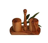Duo Salière et Poivrière en Bois d'olivier