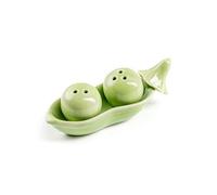 Duo sel poivre petits pois avec cosse saliere poivriere originale