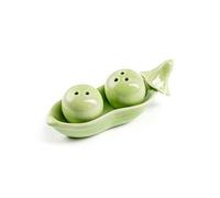 Duo sel poivre petits pois avec cosse saliere poivriere originale