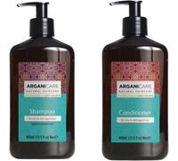 Duo Shampoing + Après Shampoing A L'huile D'argan Nourrisant & Hydratant Revital & Fortifie Effet Brillant Tous Types De Cheveux 1x400 Ml+ 1x400ml[H241]