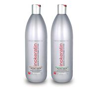 Duo Shampoing & Après-Shampoing - Sans Sulfate, Sans Silicone, Sans Parabène - 2 x 1000ml - Booster Après Lissage Brésilien - Made in France (2 x 1000 ml)
