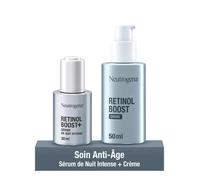 Duo Soin Anti-Âge - Neutrogena - Retinol Boost+ - Sérum 30 Ml - Crème 50 Ml - Rétinol Pur