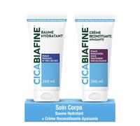 Duo Soin Corps Expert ? Baume Hydratant 200 Ml & Crème Reconstituante Apaisante 200 Ml Cica Multicolore TU