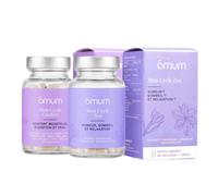 OMUM - Duo SPM, règles et cycles - Mon Cycle Zen sommeil et humeur + Mon Cycle Confort compléments