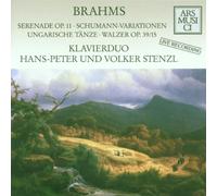Duo Stenzl - Brahms: Serenade, 11 Schumann-Variationen Ungarische Tänze Walzer, OP. 39/15