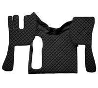 Duo Tapis + Housse En Cuir Écologique Noir Volvo FH De 2002 À 2012 Manuel 2