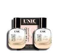 DUO UNIC - Eau de Parfum - Vanille Gourmande - Parfum Vanillé et Ambré - Sillage Chaleureux et Gourmand - Format Voyage - Fabrication Française - 2 x 30 ML