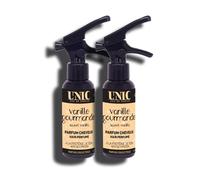 DUO UNIC - Parfum pour Cheveux - Vanille Gourmande - Sillage Chaud et Gourmand aux Accords Vanillés - Ambrés et Musqués - 2 x 50 ML - Fabriqué en France