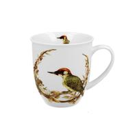 DUO World of Birds Tasse en porcelaine New Bone China Vert 400 ml