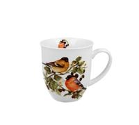 Duo World of Birds Tasse en porcelaine The Eurasian Bullinch (Dompfaff eurasien) New Bone China 400 ml