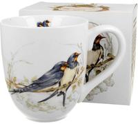 DUO World of Birds XXL Tasse 1000 ml BARN SWALLOW (Hirondelle rustique) New Bone China Porcelaine