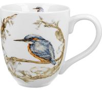 DUO World of Birds XXL Tasse 1000 ml COMMON KINGFISHER (martin-pêcheur) New Bone China Porcelaine