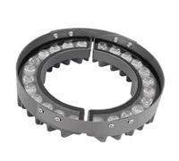 DUOAZJL Anneau Lumineux LED 24 W pour Arbre - Éclairage d'extérieur coloré et étanche 220 V, Spot d'extérieur en Aluminium moulé sous Pression IP65, éclairage de Jardin et de Cour(Warm White)