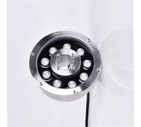 DUOAZJL Éclairage LED sous-Marin pour Bassin - Anneau Lumineux pour Fontaine DC 12 V, Spot LED étanche IP68, éclairage paysager adapté aux fontaines, Cascades, étangs et pelouses(RGB,12W-DC12V)