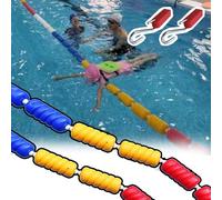 DUOAZJL Flotteur de Piscine, câble métallique en Acier, Flotteur pour séparer Les excréments, Cordon Flottant intérieur/extérieur, Ligne de séparation pour Piscine de Plage(Nylon,3m/10ft)