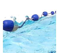 DUOAZJL Ligne de séparation de sécurité Flottante pour Piscine de 1 à 18 m, Corde de sécurité Anti-Ondes pour Piscine souterraine(18m/60ft)