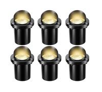 DUOAZJL Lot de 6 Spots LED encastrés au Sol, éclairage d'extérieur Anti-éblouissement 7 W, éclairage enterré étanche IP67(White,7W (85-265V))