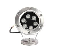 DUOAZJL Lumières De Piscine À LED Submersibles - Lumière sous-Marine Projecteur Rotatif - Lumières De Paysage De Bassin en Acier Inoxydable 12V, Projecteur Étanche IP68(White,12W(AC12v))