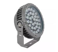 DUOAZJL Projecteur De Sol Lumières - Spot LED Exterieur, AC85-265V Lampe D'inondation Ronde Décorative Extérieure, IP65 Étanche Park Tree Lights(Yellow,12W(AC85-265v))