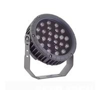 DUOAZJL Projecteur De Sol Lumières - Spot LED Exterieur, AC85-265V Lampe D'inondation Ronde Décorative Extérieure, IP65 Étanche Park Tree Lights(Red,18W(AC85-265v))