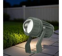 DUOAZJL Projecteur Sol Lumières - Spot LED Exterieur, Lampe Murale d'extérieur à Faisceau LED AC85-265V, projecteur à Faisceau étroit étanche Ip65, Support réglable à 180 ° lumière au Sol(RGB)
