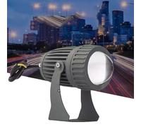 DUOAZJL Projecteur Sol Lumières - Spot LED Exterieur, Lampe Murale d'extérieur à Faisceau LED AC85-265V, projecteur à Faisceau étroit étanche Ip65, Support réglable à 180 ° lumière au Sol(Red)