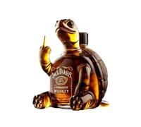 DUOAZJL Sculpture Artistique - Carafe à Whisky en Verre à Motif Animal, 300 ML, idéale pour la décoration de Bar à Domicile
