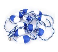 DUOAZJL Séparateur de couloirs de Piscine - Corde Flottante Neuve, kit Corde et Flotteur pour Piscine, kit de séparation de sécurité avec 2 Crochets en Acier Inoxydable pré-assemblés